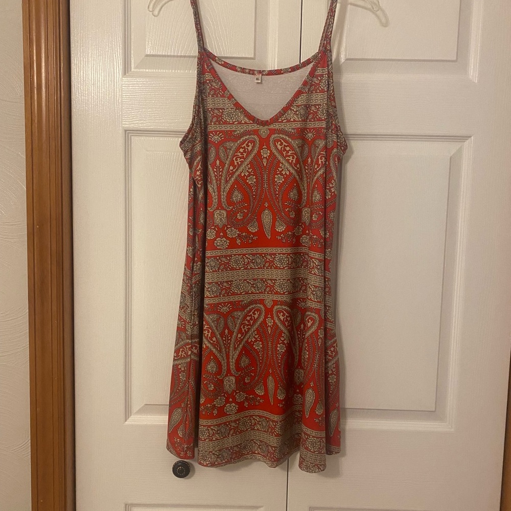 Paisley Sleeveless Dress